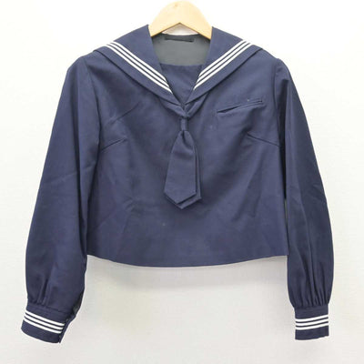 【中古】千葉県 緑ヶ丘中学校 女子制服 2点 (セーラー服・スカート) sf067614