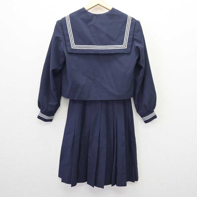 【中古】静岡県 麁玉中学校 女子制服 3点 (セーラー服・スカート) sf067622