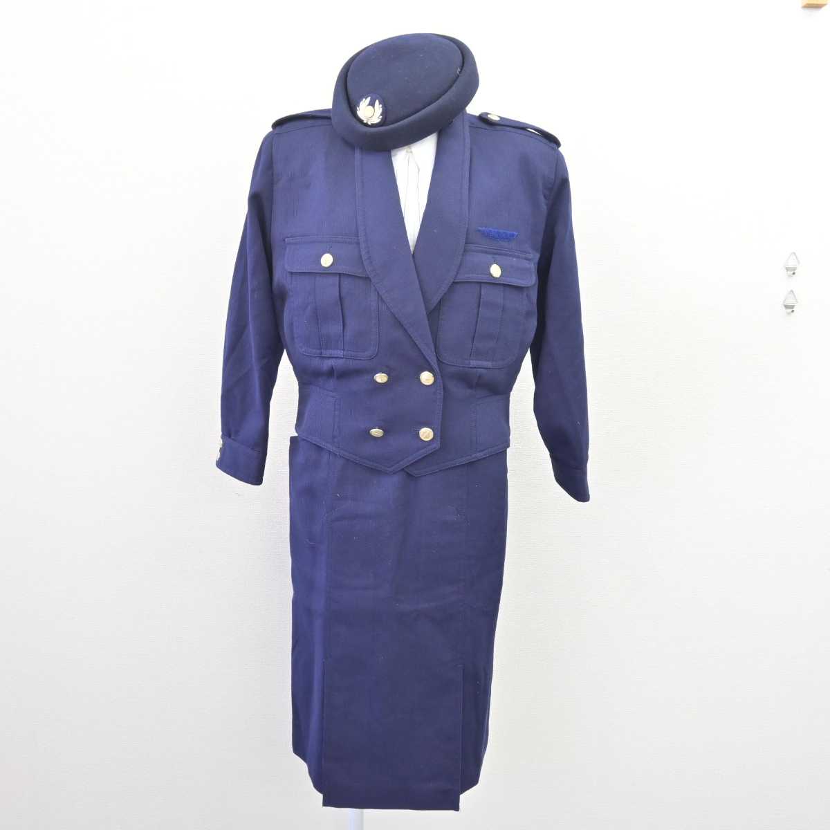 【中古】 JAL 日本航空 女子制服 4点 (ブレザー・シャツ・スカート) sf067625