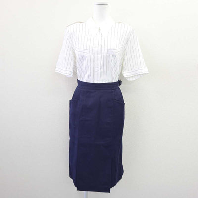 【中古】 JAL 日本航空 女子制服 4点 (ブレザー・シャツ・スカート) sf067625