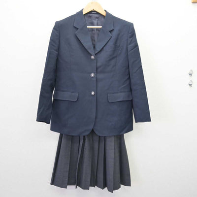 【中古】群馬県 伊勢崎興陽高等学校 女子制服 3点 (ブレザー・スカート・スカート) sf067628