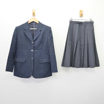 【中古】群馬県 伊勢崎興陽高等学校 女子制服 3点 (ブレザー・スカート・スカート) sf067628