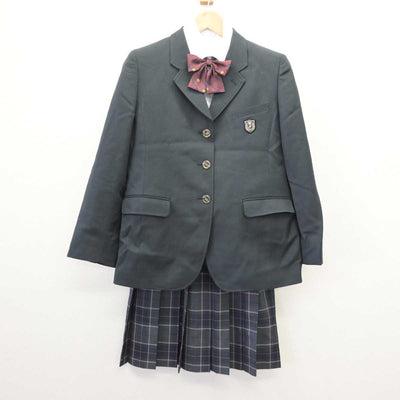 【中古】大阪府 常翔学園高等学校 女子制服 5点 (ブレザー・シャツ・スカート) sf067647