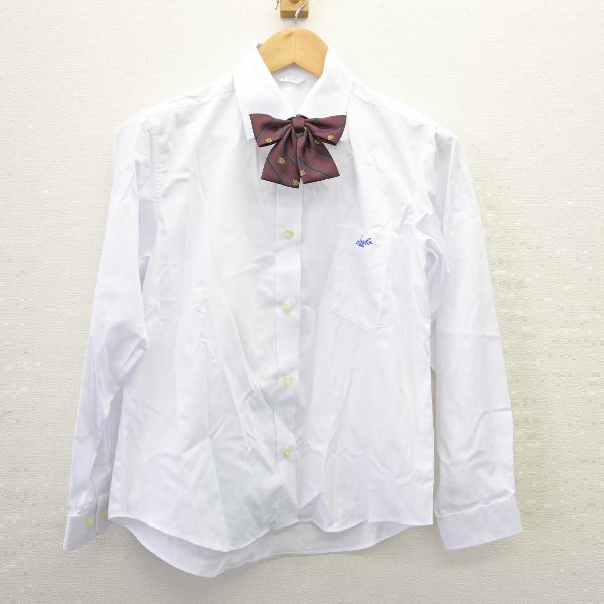 【中古】大阪府 常翔学園高等学校 女子制服 5点 (ブレザー・シャツ・スカート) sf067647