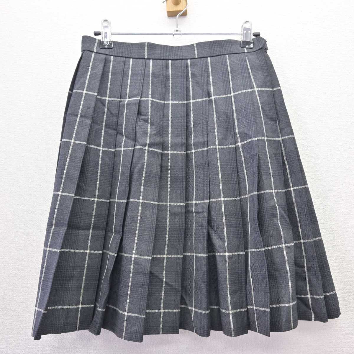 【中古】東京都 王子総合高等学校 女子制服 3点 (ブレザー・スカート) sf067654