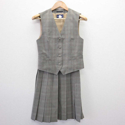 【中古】愛知県 半田商業高等学校 女子制服 4点 (ブレザー・ベスト・スカート) sf067657