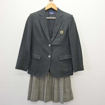 【中古】愛知県 半田商業高等学校 女子制服 3点 (ブレザー・ニット・スカート) sf067659