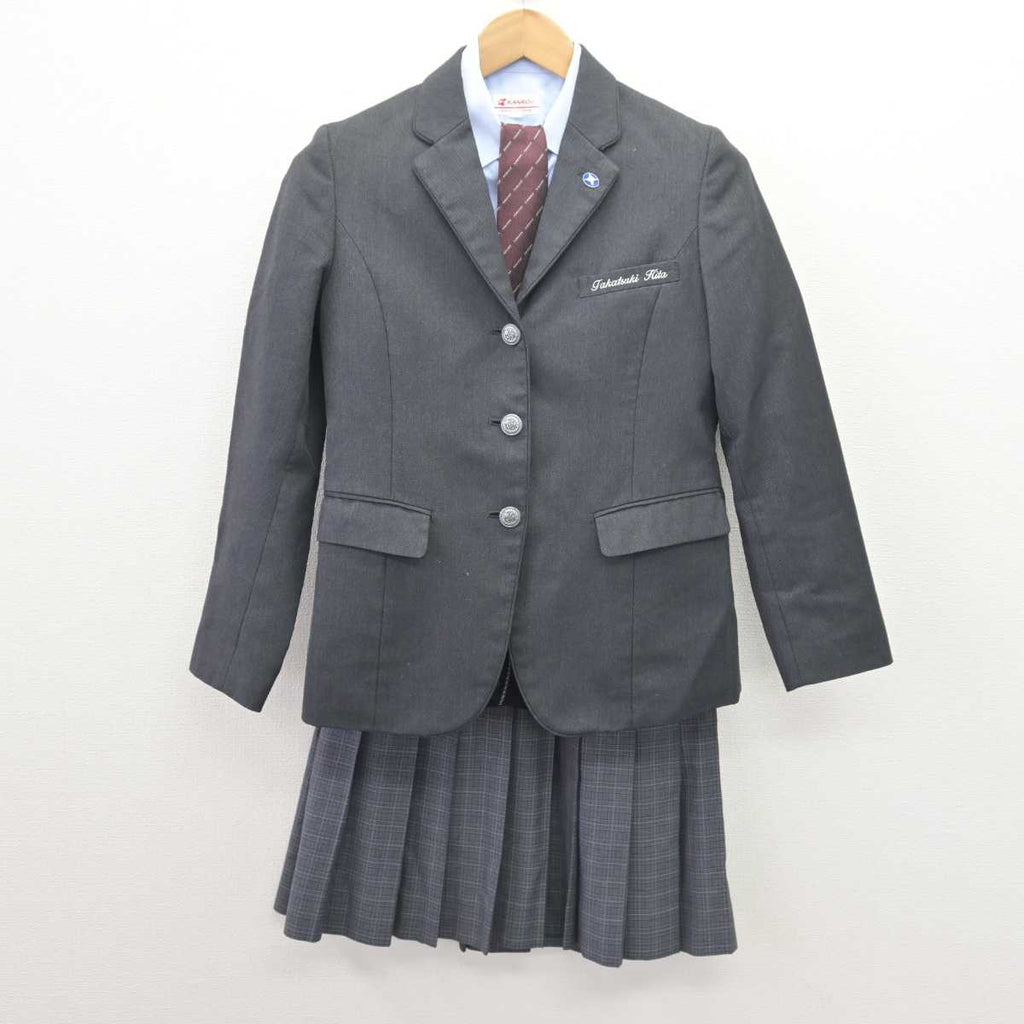 中古】大阪府 高槻北高等学校 女子制服 5点 (ブレザー・ニット・シャツ・スカート) sf067676 | 中古制服通販パレイド