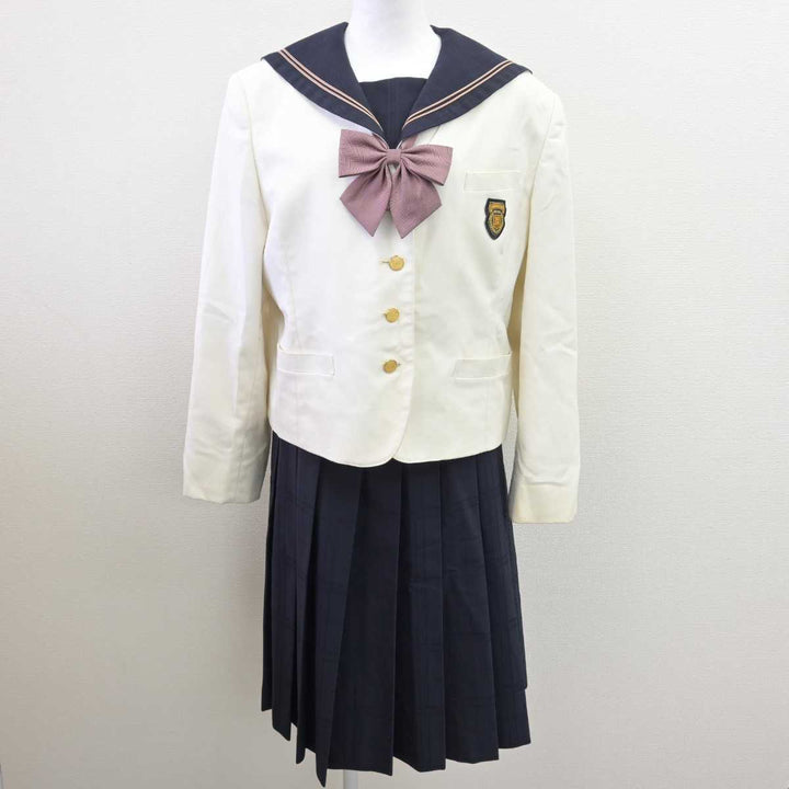 中古】宮崎県 延岡学園高等学校 女子制服 4点 (ブレザー・セーラー服
