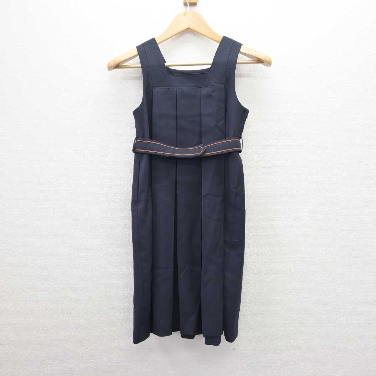 【中古】京都府 京都聖母学院小学校 女子制服 3点 (ブラウス・ジャンパースカート) sf067704