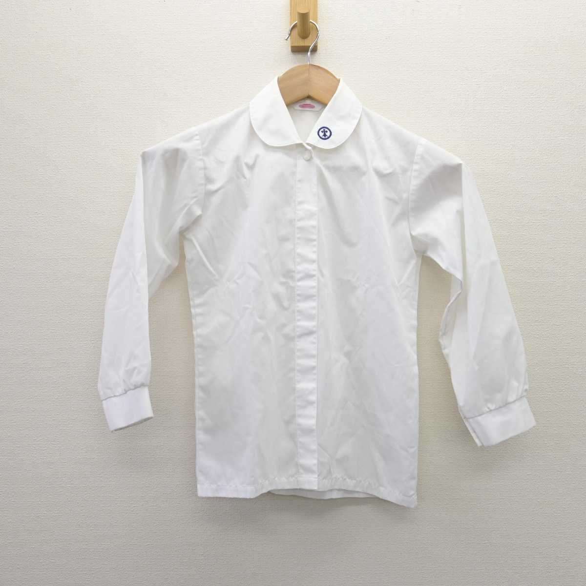 【中古】京都府 京都聖母学院小学校 女子制服 3点 (ブラウス・ジャンパースカート) sf067704