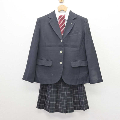 【中古】栃木県 小山城南高等学校 女子制服 5点 (ブレザー・シャツ・スカート) sf067714