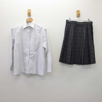 【中古】栃木県 小山城南高等学校 女子制服 5点 (ブレザー・シャツ・スカート) sf067714