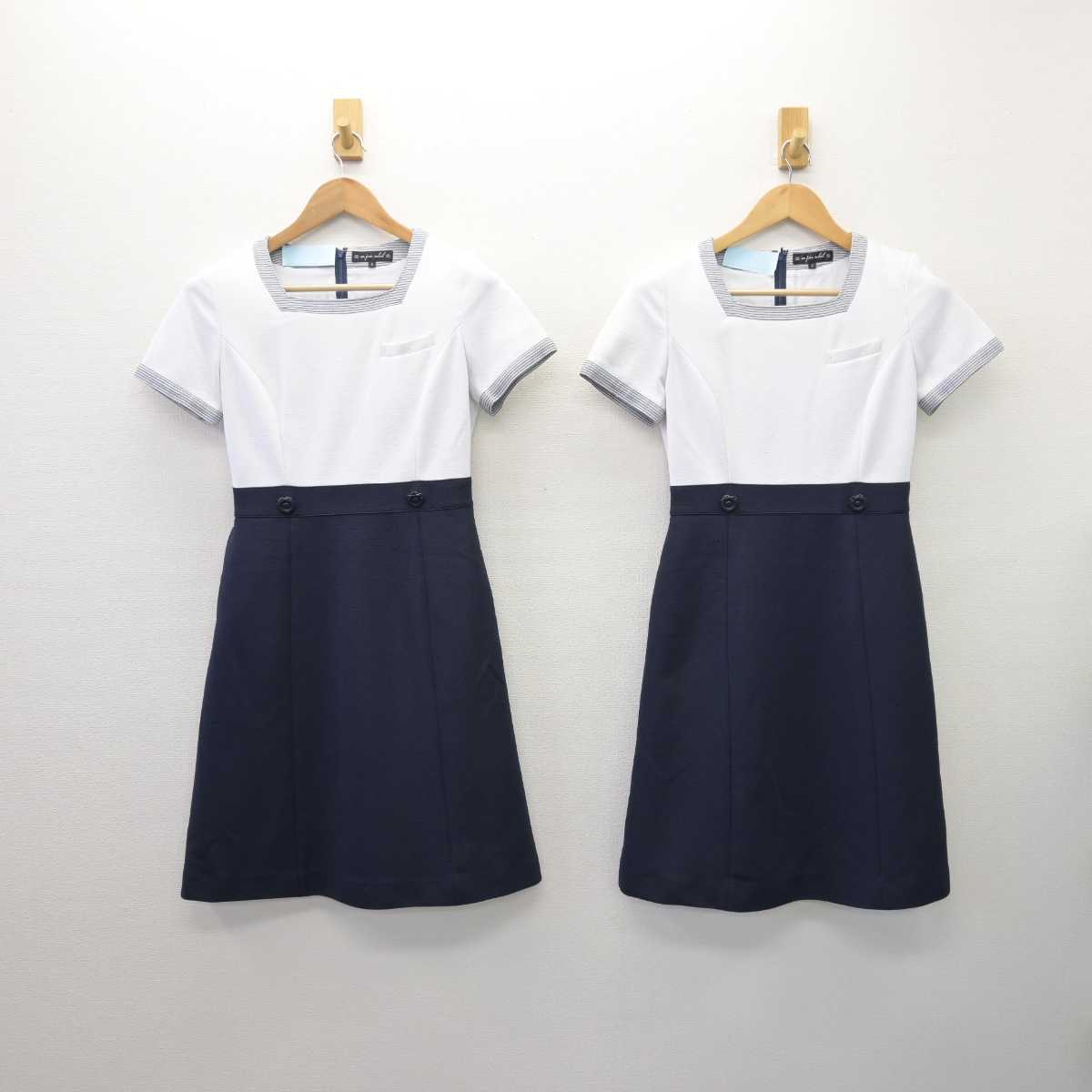 【中古】 事務服 女子制服 2点 (ワンピース) sf067717