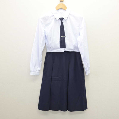 【中古】鹿児島県 鹿児島女子高等学校 女子制服 7点 (ブレザー・シャツ・スカート・その他アイテム) sf067726