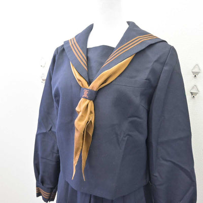 【中古】東京都 関東国際高等学校 女子制服 4点 (セーラー服・スカート) sf067732