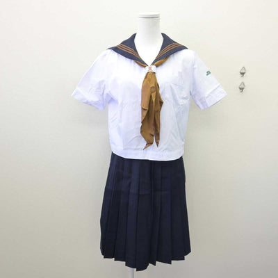 【中古】東京都 関東国際高等学校 女子制服 3点 (セーラー服・スカート) sf067733