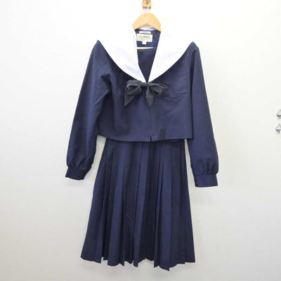 【中古】愛知県 本城中学校 女子制服 3点 (セーラー服・スカート) sf067738