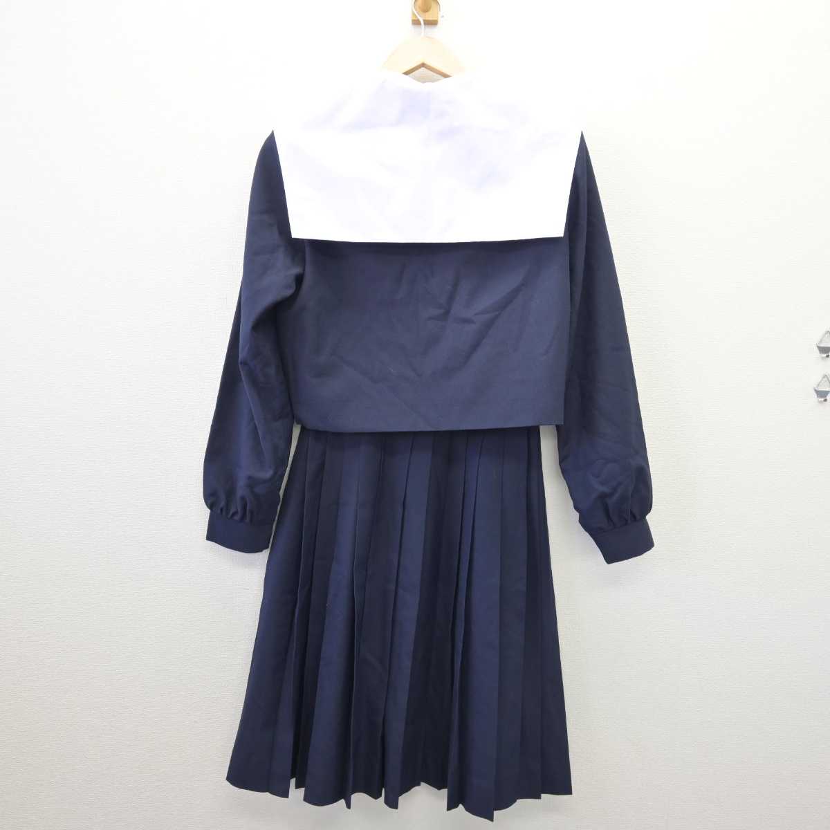 【中古】愛知県 本城中学校 女子制服 3点 (セーラー服・スカート) sf067738