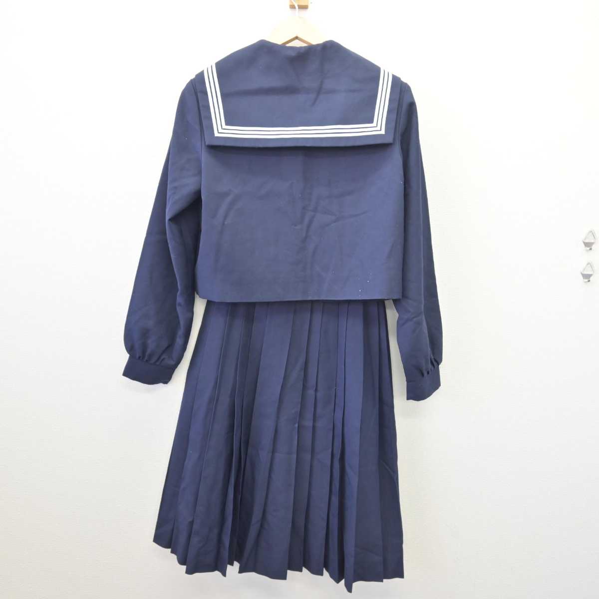 【中古】愛知県 本城中学校 女子制服 3点 (セーラー服・スカート) sf067739