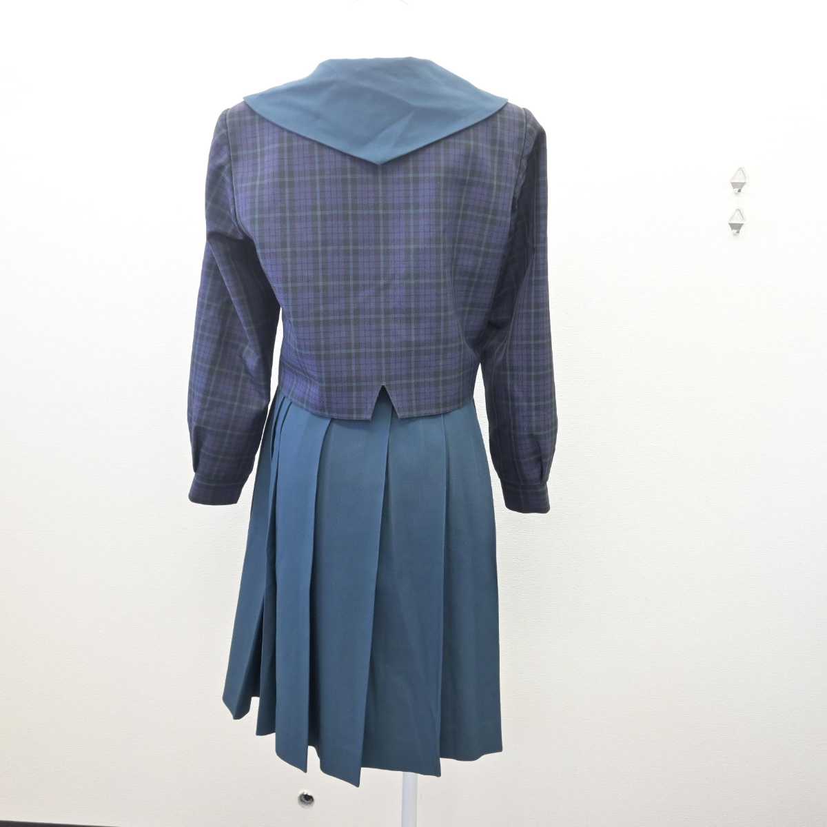 【中古】兵庫県 猪名川中学校 女子制服 3点 (セーラー服・スカート) sf067752