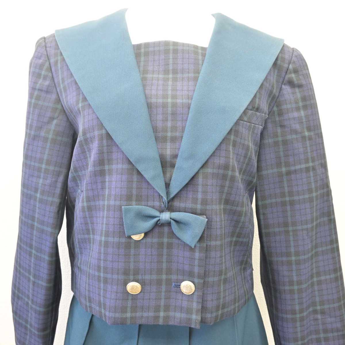 【中古】兵庫県 猪名川中学校 女子制服 3点 (セーラー服・スカート) sf067752