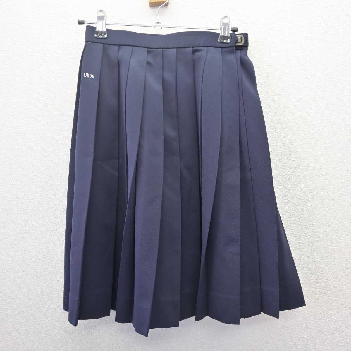 【中古】滋賀県 朝桜中学校 女子制服 3点 (セーラー服・スカート) sf067769