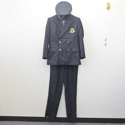 【中古】 交通制服 男子制服 5点 (ブレザー・シャツ・ズボン) sf067788