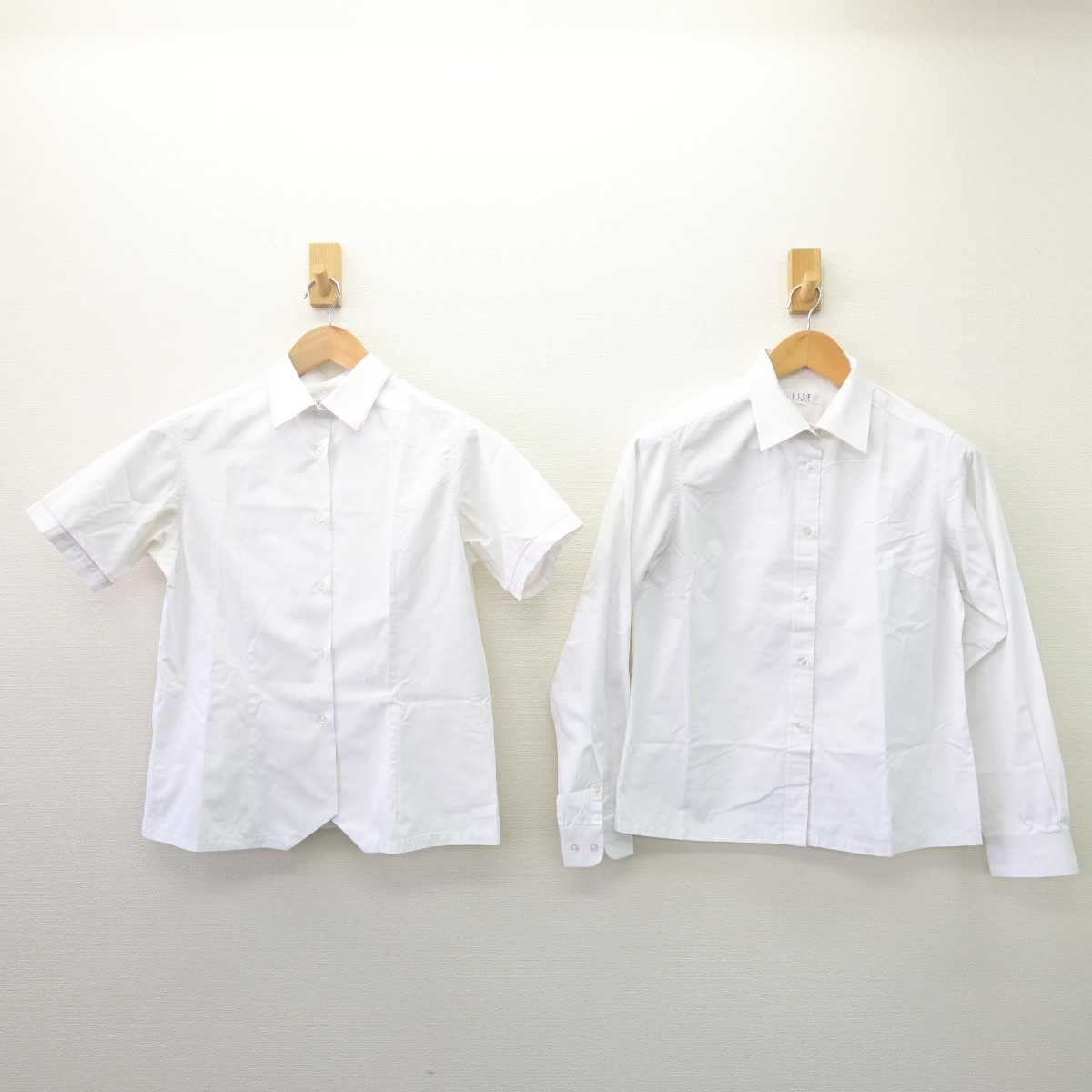 【中古】愛知県 至学館高等学校 女子制服 2点 (シャツ・シャツ) sf067818