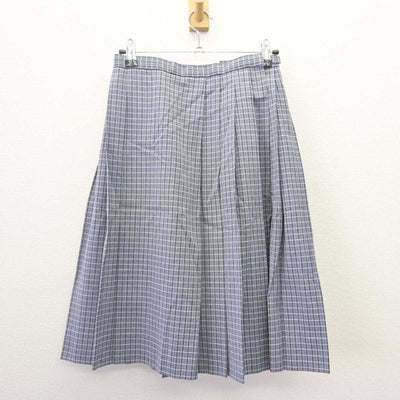 【中古】愛媛県 新田青雲中等教育学校/旧制服 女子制服 3点 (ニットベスト・ブラウス・スカート) sf067941
