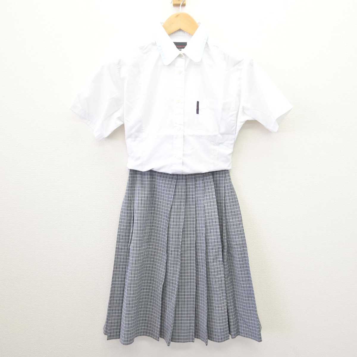 【中古】愛媛県 新田青雲中等教育学校/旧制服 女子制服 3点 (ブラウス・スカート) sf067942