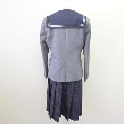 【中古】福岡県 精華女子高等学校 女子制服 2点 (ブレザー・ジャンパースカート) sf067944