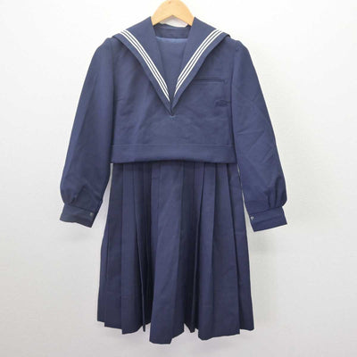 【中古】 学校名不明 女子制服 2点 (セーラー服・ジャンパースカート) sf067951