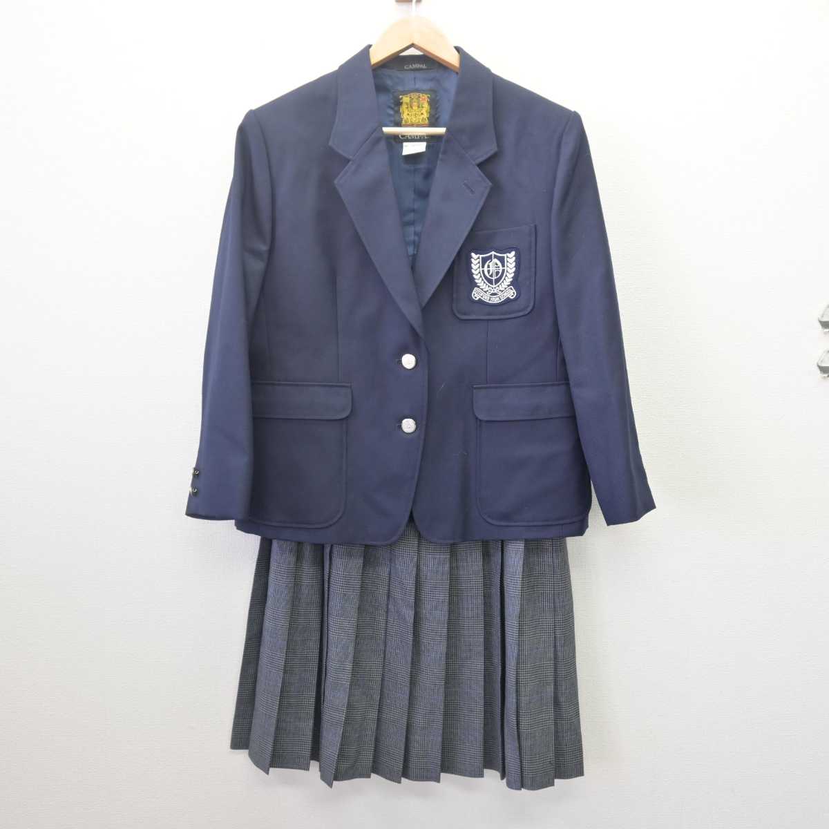 【中古】北海道 音更高等学校/旧制服 女子制服 3点 (ブレザー・スカート) sf067969