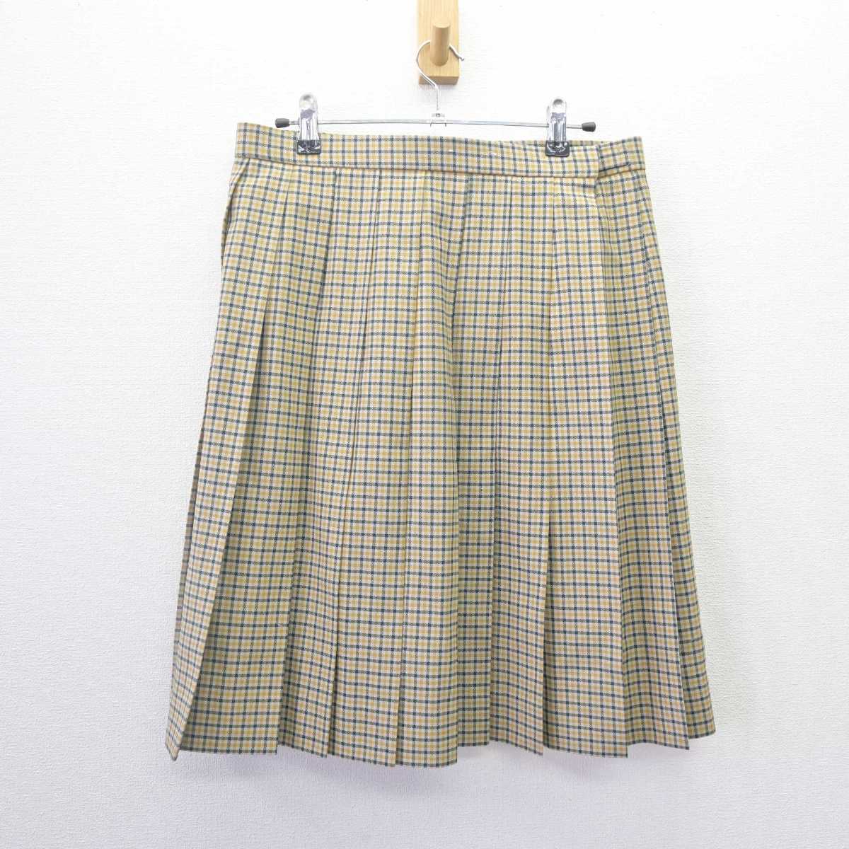 【中古】北海道 天塩高等学校/旧制服 女子制服 2点 (ニットベスト・スカート) sf067978