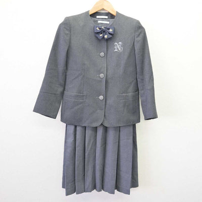 【中古】兵庫県 仁川学院高等学校 女子制服 4点 (ブレザー・ジャンパースカート) sf068000