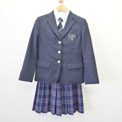 【中古】神奈川県 白鵬女子高等学校 女子制服 5点 (ブレザー・シャツ・スカート) sf068022