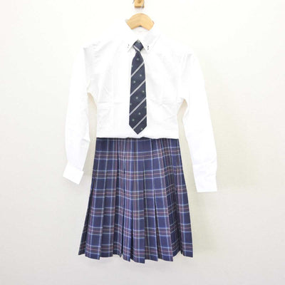 【中古】神奈川県 白鵬女子高等学校 女子制服 5点 (ブレザー・シャツ・スカート) sf068022