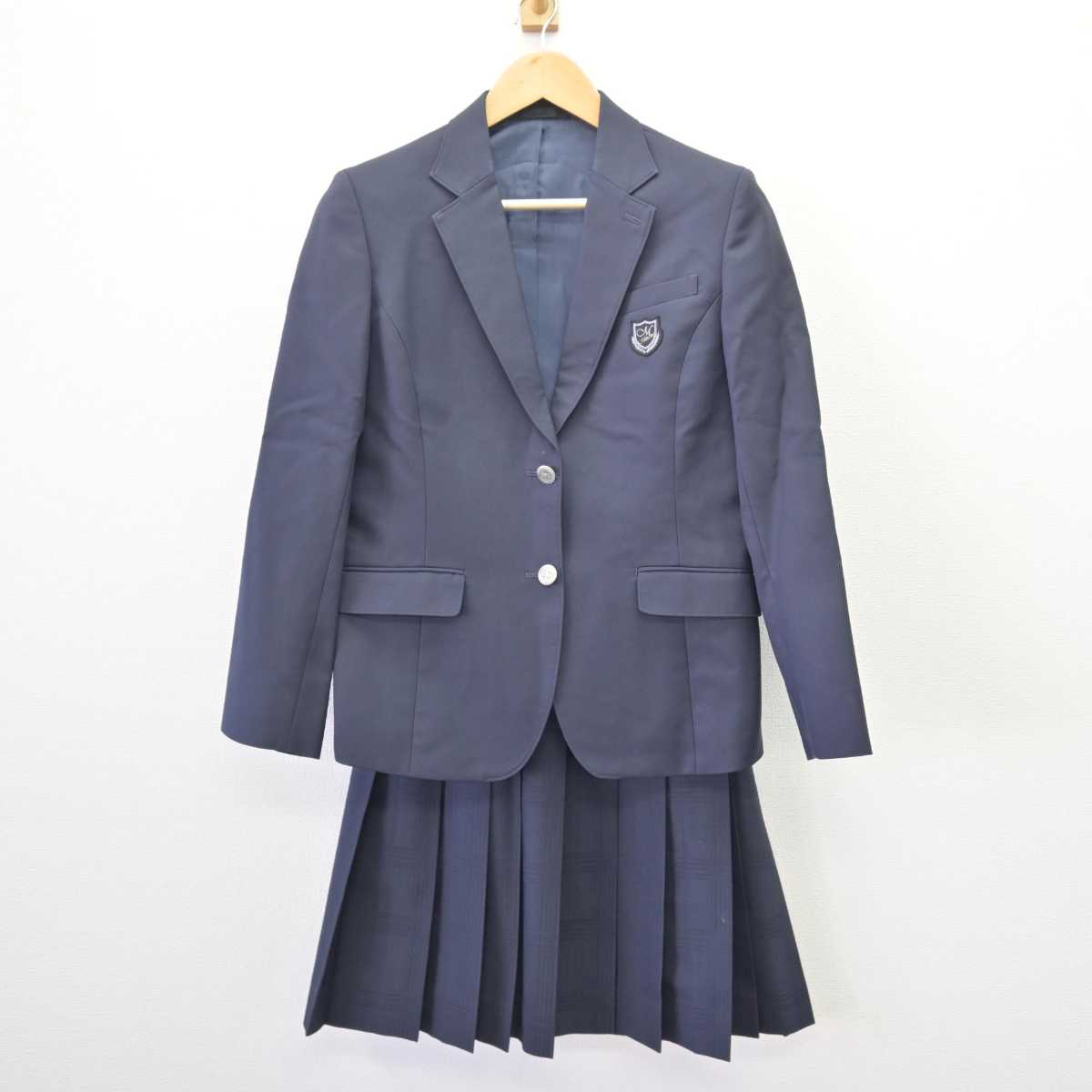 【中古】東京都 町田市立南中学校 女子制服 2点 (ブレザー・スカート) sf068032