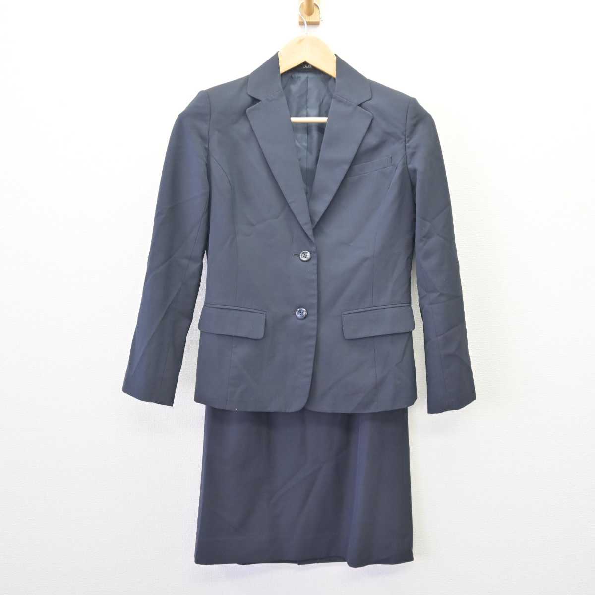 【中古】 事務服 女子制服 3点 (ブレザー・ベスト・スカート) sf068038