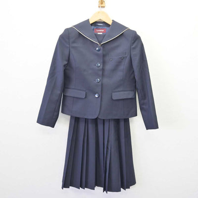 【中古】岐阜県 岐阜中央中学校 女子制服 2点 (ブレザー・スカート) sf068046