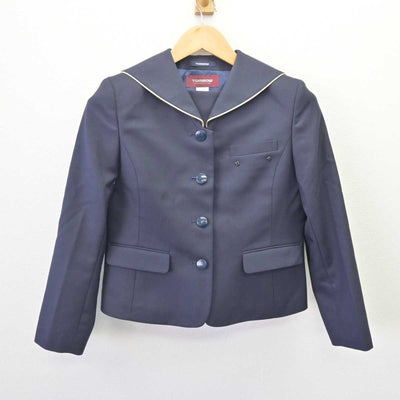 【中古】岐阜県 岐阜中央中学校 女子制服 2点 (ブレザー・スカート) sf068046