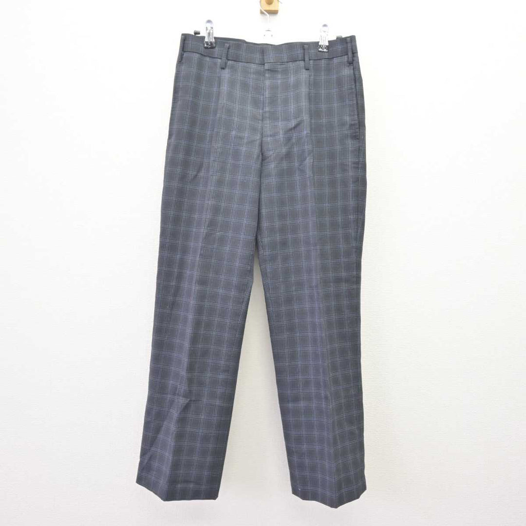 中古】神奈川県 瀬谷中学校 男子制服 3点 (ブレザー・ズボン) sf068084