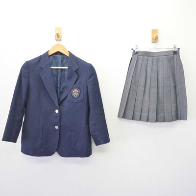 【中古】滋賀県 大津市立仰木中学校 女子制服 2点 (ブレザー・スカート) sf068125