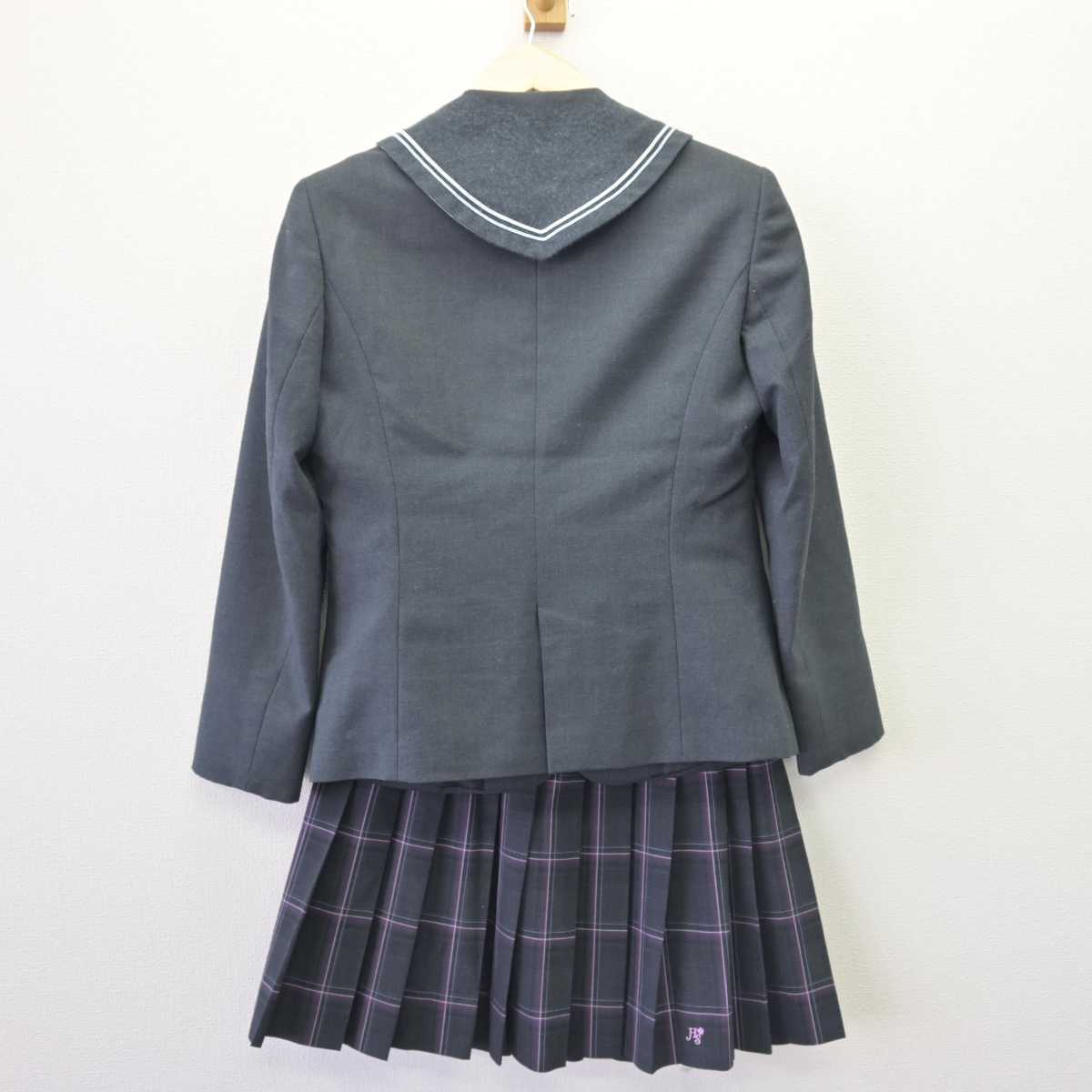 中古】広島県 広島桜が丘高等学校 女子制服 5点 (ブレザー