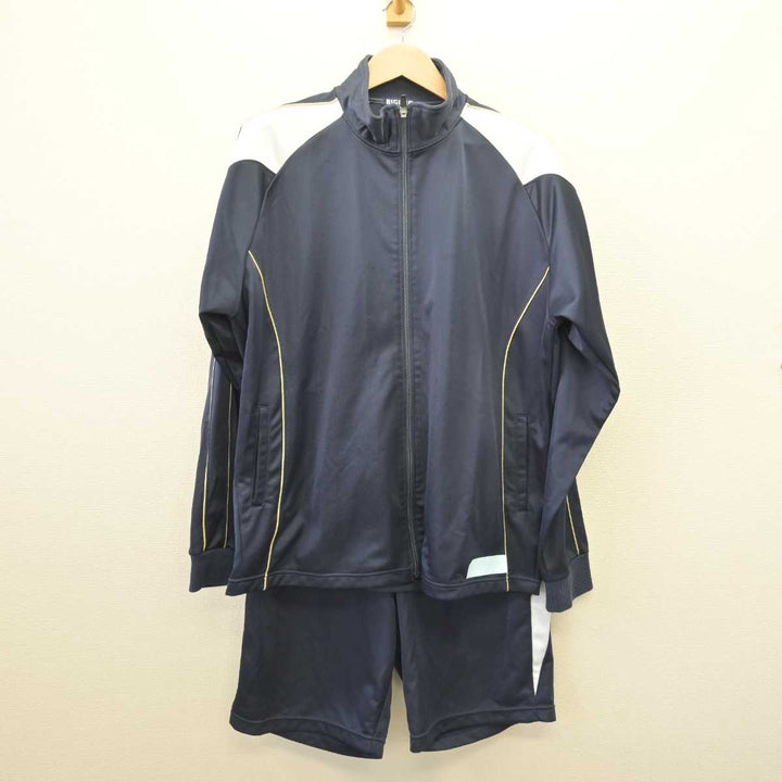 中古】静岡県 磐田南高等学校 女子制服 2点 (ジャージ 上・体操服 下