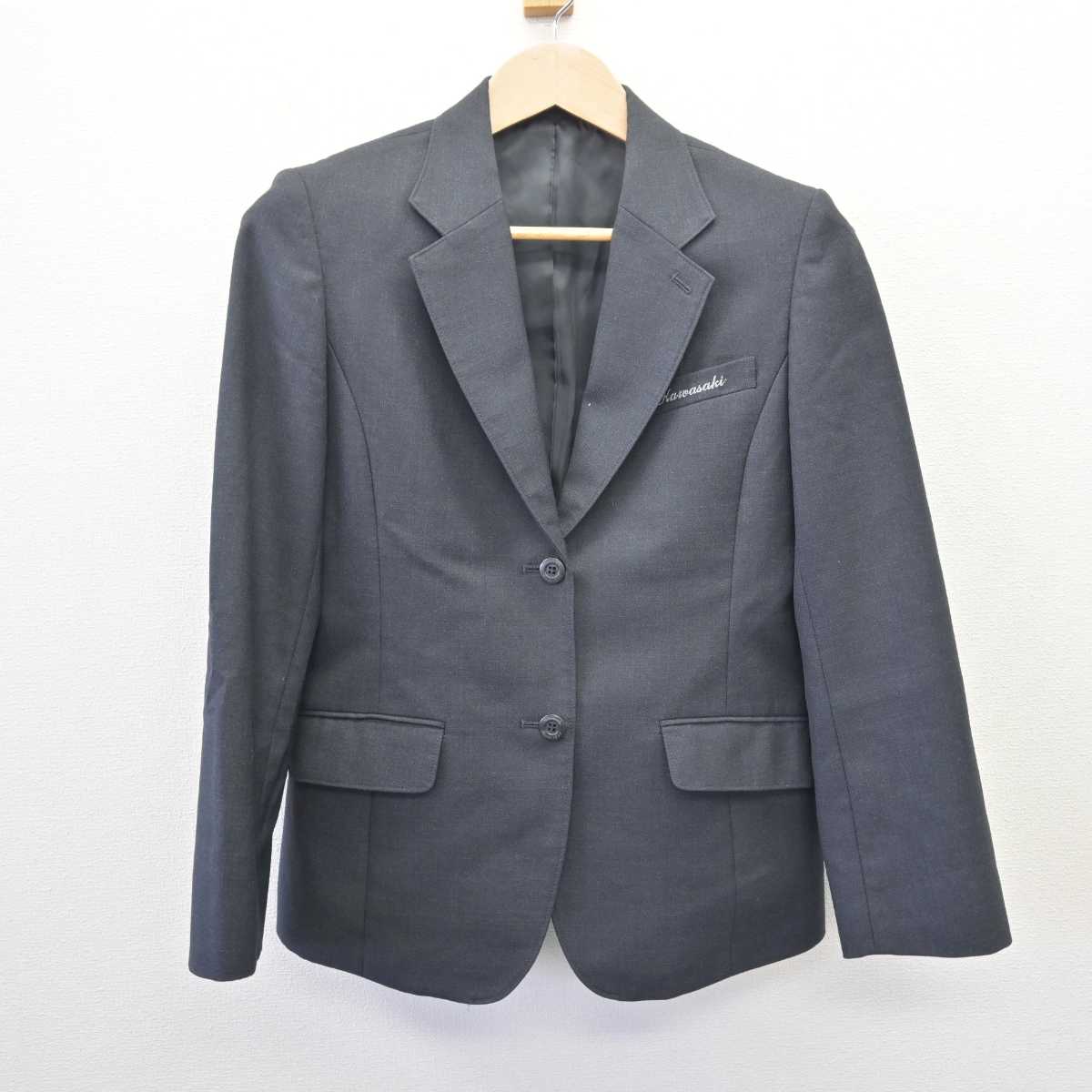 【中古】神奈川県 川崎市立川崎高等学校 女子制服 3点 (ブレザー・スカート) sf068257