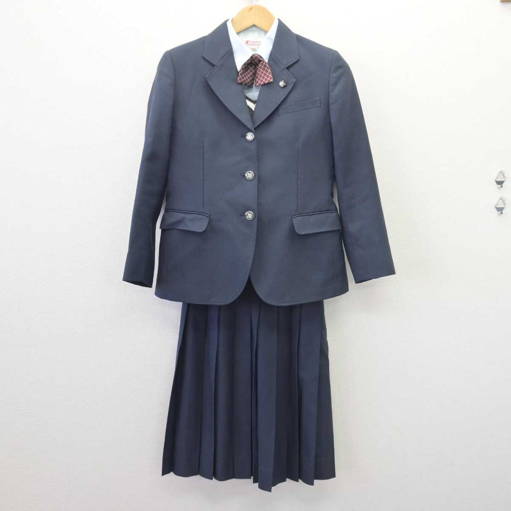 岐阜県 旧：鶴川高校 制服 冬服 セーラー服 ブレザー 上下 冬物