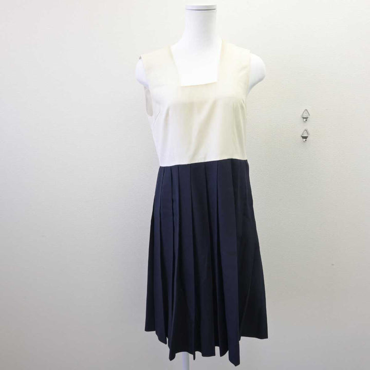 中古】福岡県 博多女子高等学校 女子制服 3点 (セーラー服