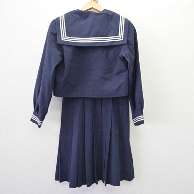 【中古】千葉県 八木が谷中学校 女子制服 2点 (セーラー服・ジャンパースカート) sf068429